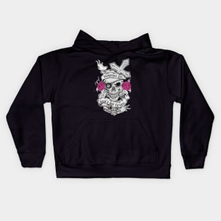 The Skull Head of Rock n Roll Forever Kids Hoodie